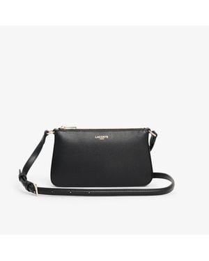 Lacoste Small Champs-Élysées Shoulder Bag - Black