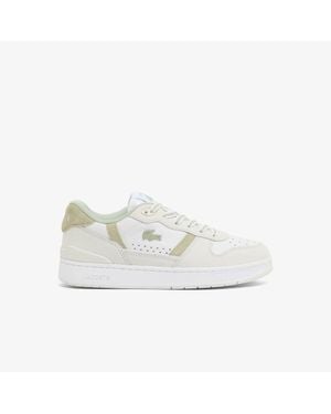 Lacoste T-Clip Set Leather Sneakers - White
