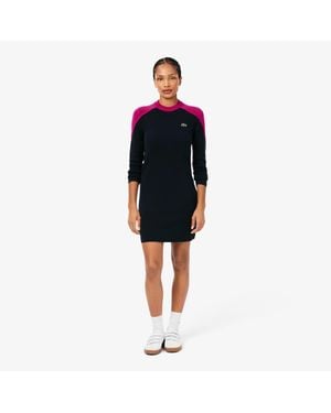 Lacoste Archive Edition Wool Sweater Dress - Blue
