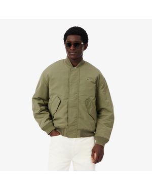 Lacoste Water-Repellent Bomber - Green