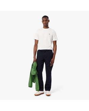 Lacoste Regular Fit Cotton Chino Pants - White