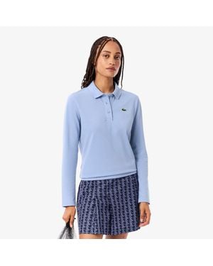 Lacoste Thermo-Regulating Uv Protect Golf Polo - Blue