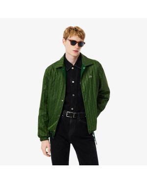 Lacoste Reversible Monogram Jacket - Green
