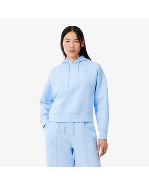 Lacoste Oversized Adjustable Hoodie - Blue