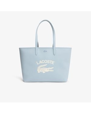 Lacoste Anna Zipped Tote - Blue