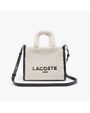 Lacoste Small Heritage Tote - White