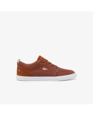 Lacoste Bayliss Leather Sneakers - Brown