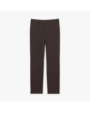 Lacoste Slim Fit Commuter Pants - Brown