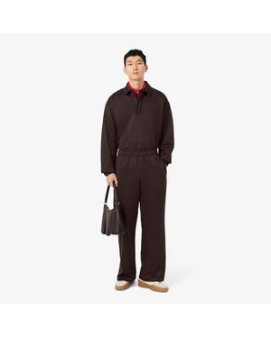 Lacoste Loose Fit Fleece Sweatpants - Red