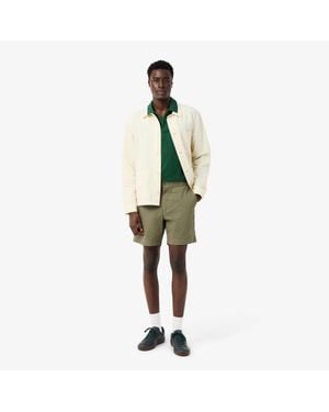 Lacoste Regular Fit Stretch Cotton Shorts - Green