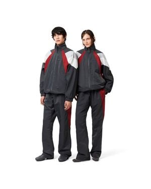 Lacoste Runway Loose Fit Stripe Detail Sweatpants - Black