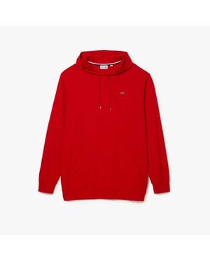 Lacoste Tall Fit Hooded T-Shirt - Red