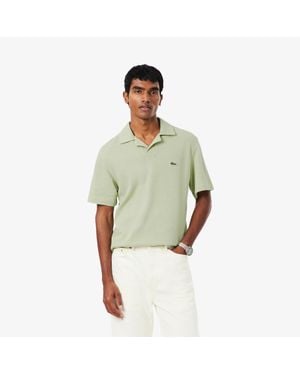 Lacoste Classic Fit Cotton-Linen Polo - Green