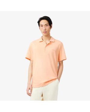 Lacoste Classic Fit Textured Polo - Natural