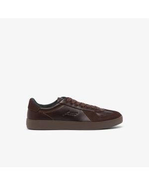 Lacoste Baseshot Pro Leather Sneakers - Brown