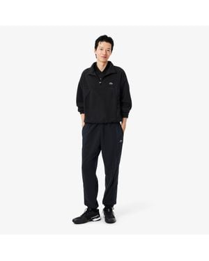 Lacoste Dual Fabric Sport Sweatpants - Black