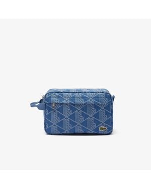 Lacoste Neocroc Motif Toiletry Bag - Blue