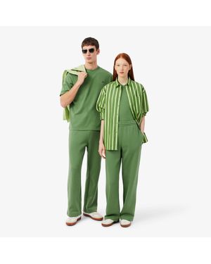 Lacoste Loose Fit Fleece Sweatpants - Green