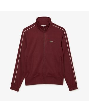 Lacoste Paris Piqué Zip-Up Track Jacket - Red