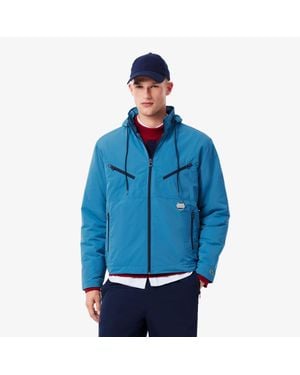 Lacoste Archive Edition Water-Repellent Jacket - Blue