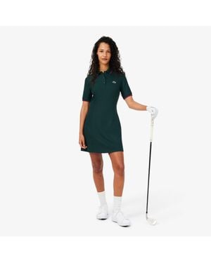 Lacoste Ultra Dry Trim Accent Golf Dress - Green