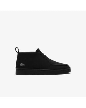 Lacoste Baseshot Chukka Suede Sneakers - Black