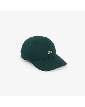 Lacoste Cotton Denim Cap - Green