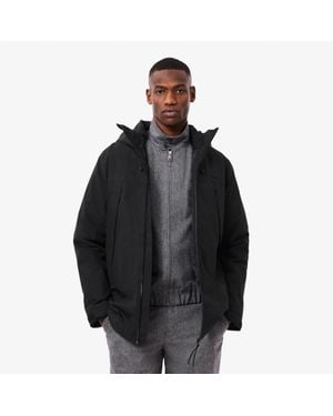 Lacoste 3-In-1 Water-Repellent Padded Parka - Black