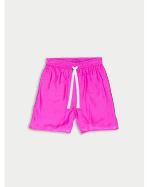 La Fetiche Al Silk Boxer Short - Pink