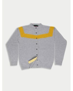 La Fetiche Nancy Lambswool Cardigan - Grey