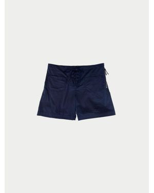 La Fetiche Harriette Boy Scout Shorts - Blue