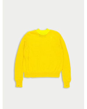La Fetiche Millie Crew Neck Jumper - Yellow
