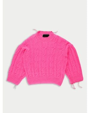 La Fetiche Aurora Cable Jumper - Pink