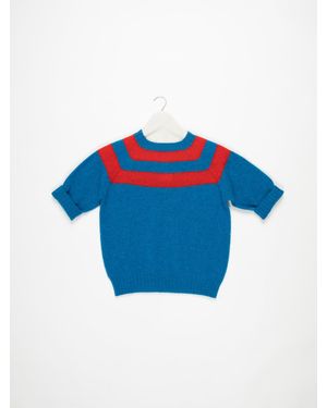 La Fetiche Haring Shetland Jumper - Blue