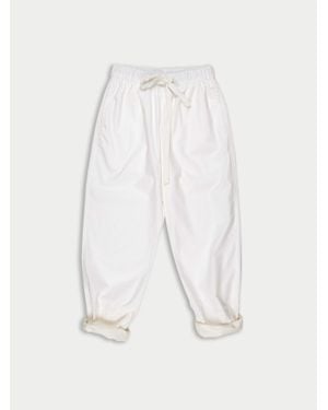 La Fetiche Walter Cotton Jogging Trousers - White