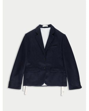 La Fetiche Annie X Oversized Tailored Jacket - Blue