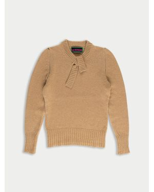 La Fetiche Gloria Crew Neck Jumper - Natural