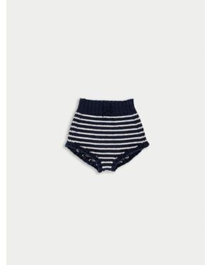 La Fetiche Edie Striped Trousers - Blue