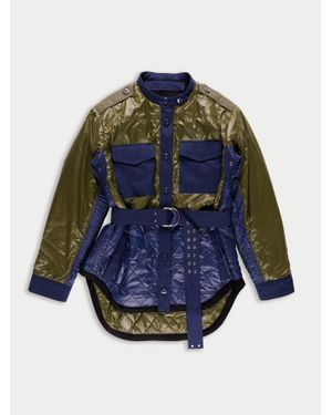 La Fetiche Orson Nylon Padded Jacket - Blue