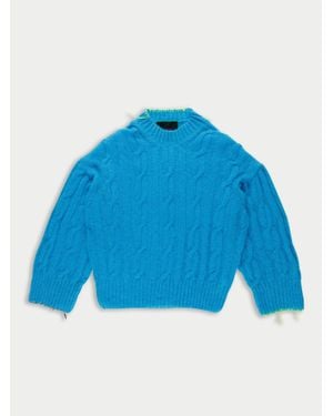La Fetiche Aurora Cable Jumper - Blue
