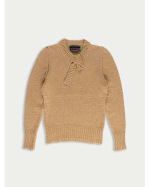 La Fetiche Gloria Crew Neck Jumper - Natural