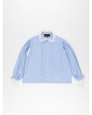 La Fetiche Jane Cotton Blouse - Blue