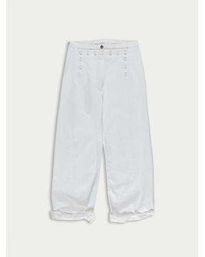 La Fetiche Marin Sailor Trouser - White
