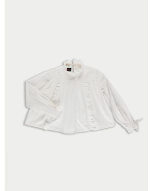 La Fetiche Ginette Cotton Blouse - White