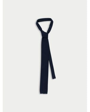 La Fetiche Lennox Knitted Tie - Blue