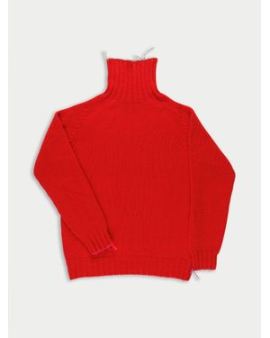 La Fetiche Bouvier Polo Neck Jumper - Red