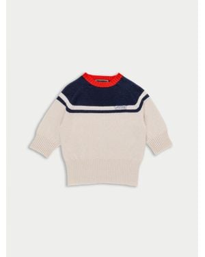 La Fetiche Ady 3/4 Sleeve Jumper - Blue