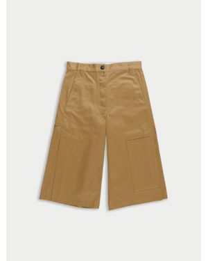 La Fetiche Laura Cotton Panama Culottes - Natural