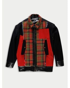 La Fetiche Jaime X Reversible Bomber Jacket - Red