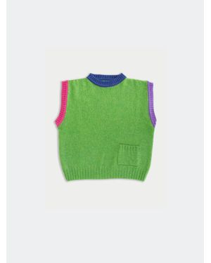 La Fetiche Judy Crew Neck Vest Top - Green